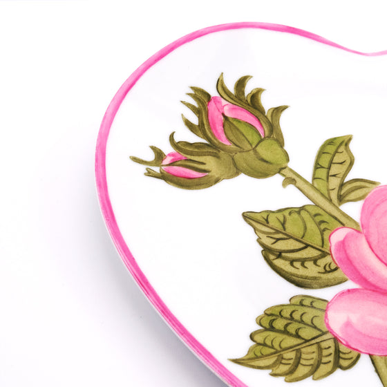2 Dessert plate Rose & Blossom - In Love