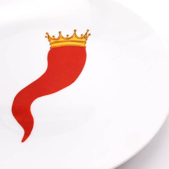 2 Dessert Plate Horn with King's Crown – Lucky