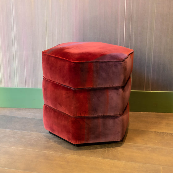 Lucky Red Pouf